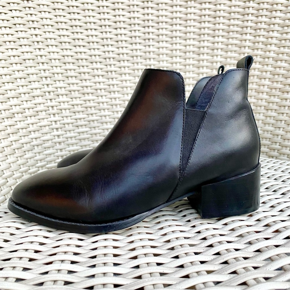 Seychelles Black Chelsea Boots